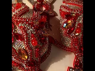 mia - suit for bellydance royal ruby